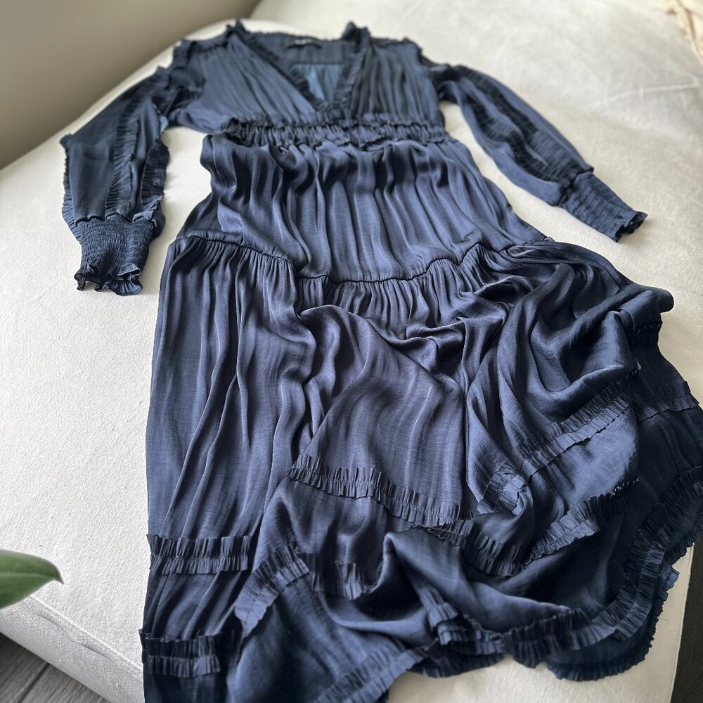 Elegant & Flowy: OPT Silk Touch Midi Dress